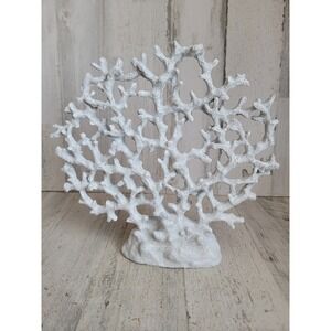 Broyhill white coral‎ sea ocean tabletop home decor coastal ease collection